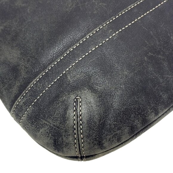 Auth COACH Legacy Soft Slim Leather Duffle 1415 Black Leather - Shoulder Bag - Picture 3 of 9